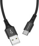 BOROFONE Kábel BX20 Enjoy - USB-ről Type C-re - 2A 1 méter fekete