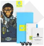 Blueo 5D Mr. Monkey Armor Kameraüveg (Forró hajlítás) - Samsung Galaxy S24 Ultra fekete üvegfólia
