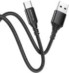 BOROFONE BX54 Ultra Bright USB - USB Type-C kábel 2.4A 1m fekete