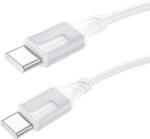 BOROFONE Kábel BX101 Creator - Type C to Type C - 60W 3A 1 méter fehér