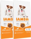 Iams ProActive Health Adult Small & Medium Breed Chicken 24 kg (2 x 12 kg) hrana caini talie mica
