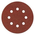 Fortis - Disc abraziv velcro cu 8 orificii 125mm, K100 [4317784781855] (4317784781855)