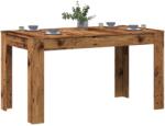 vidaXL antik fa színű szerelt fa étkezőasztal 140 x 74, 5 x 76 cm (856572)