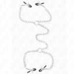 Kink Nipple Grip KINK - 4 láncos mellbimbócsipesz 32 cm-es láncokkal