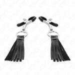 Kink Nipple Grip KINK - Bőrhatású csipkés mellbimbócsipesz 6 cm - szexvital