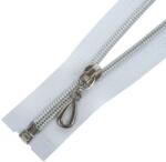  Cipzár ezüst színű spirállal RT10, 40 cm nyitható #5D0 S autolock több színben - Fehér 101