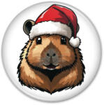  Karácsonyi kapibara - Hűtőmágnes (664941)