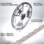  Rola banda led Interior Alb rece 24V -480LED-200W- 10ML (18A165)