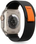  Szíj Tech-protect Nylon Stripe Apple Watch 6 / 7 / 8 / 9 / 10 / Se / Ultra 1 / 2 (44 / 45 / 46 / 49 Mm) Black/orange