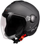 Pilot Fly SV Negru mat Cască Moto Jet ECE 22.06 1300gr cu Sunvisor PIL000KRA125 (PIL000KRA125)