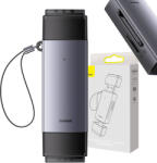Baseus Lite Series SD/TF memóriakártya olvasó, USB + USB-C (szürke) (WKQX060113) - mione