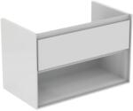 Ideal Standard Fürdőszobaszekrény mosdó alá Ideal Standard Connect Air 80x51, 7x44 cm szürke tölgyfa / fehér kombinációban mat E0827PS (E0827PS)