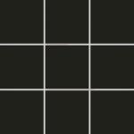RAKO Mozaik Rako Color Two fekete 10x10 cm matt GAA0K048.1 (2140481)