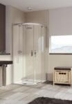 HÜPPE Zuhanyajtó 80x80 cm Hüppe Aura elegance 402437.092. 322 (402437.092.322)