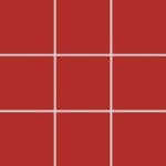 RAKO Mozaik Rako Color Two piros 10x10 cm matt GAA0K459.1 (21K4591)