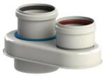 Tricox PPs/Alu 60/100 - 2 x 80mm osztó adapter (PAD5020) (PAD5020)