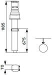 Vaillant 80/125 ALU függőleges kivezető fekete (303600) (303600)