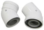 Ariston PPS/ALU 80/125 könyök 45° (3318092) (3318092)