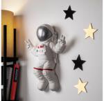 Asir Fali dekoráció 47x35 cm astronaut ezüst 565TNL1172 (AS2003)