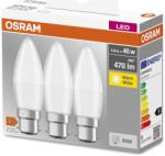 OSRAM KÉSZLET 3x LED Izzó B38 B22d/4, 9W/230V 3000K - Osram P225648 (P225648)