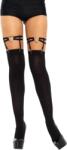 Tease & Please Leg Avenue Dual Strap Heart Garters 2332 Black