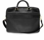 GUESS Saffiano Script Notebook Táska - 15", Fekete