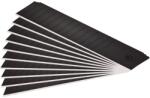 Extol pótpenge 10 db, fekete, tripla vágóéllel; 18×100×0, 7mm, SK2 acél, HRC > 67, tripla vágóéllel, lézeres élezés (4780003) - sipibolt