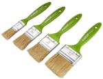  EXTOL ecset készlet, 4db, műanyag nyél, 1″-1, 5″-2″-2, 5″ (91510)
