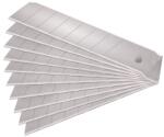 Extol tartalék pengék tapétavágó késhez, 10 db, 18×100×0, 5 mm, törhető, SK4 acél, HRC >64, tripla vágóél (8855091)