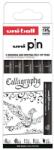 uni Pin Calligraphy 5 darabos rajzmarker készlet (2UPIN5PASP015) - tintasziget