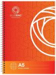 BLUERING Caiet cu spira A5, 70 file, 70g/mp, coperta carton, matematica, BLUERING (BR770004)