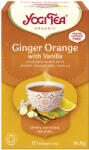YOGI TEA BIO Narancsos gyömbér tea vaníliával 17x1, 8g Yogi Ginger Orange - paleocentrum