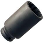 Genius Tools 448527 1/2"-os 12 lapú gépi dugókulcs fej, hosszított kivitel, 27 mm (448527) - dwdszerszam