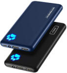  INIU Power Bank, 2 darabos 10000 mAh vékony és könnyű USB C kimenetü Power Bank, 3A külső akkumulátor