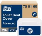 Tork Advanced WC ülőke takaró V1 1 rétegű, fehér, 20x250lap SCA750160