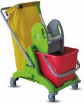 Euromop takarító kocsi, 2P, 25 literes, zöld, 7009125.09