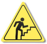  Vigyázat lépcső öntapadó padlójelölés 300 mm (062S-300C-STC)