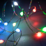  LED-es fényfüzér, 10 m / 100 db RGB micro LED, 12 fényprogram, USB csatlakozó, kül- és beltéri (ML-112-RGB)