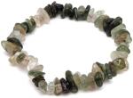 R. M. ékszer Splitter karkötő Rutil kvarc zöld (098602)