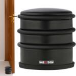 KOTARBAU Opritor de ușă de sine stătător negru 7 cm (D996)