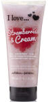 I Love Cosmetics Strawberry & Cream ексфолиращо смути за тяло за жени 200 мл