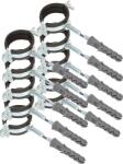 KOTARBAU Clemă pentru țevi de 6/4" cu mâner de cauciuc - 10 buc (H730)