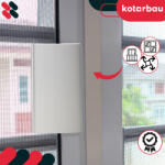 KOTARBAU Mânere de balcon pentru ușă fereastră - Culoare argintiu anodizat (ZSY3144)