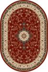 Lotos Covor Oval Model Lotos 523-210, Marime 80 x 150 cm, Bej, Rosu, Inaltime Fir 8 mm, Antialergic, Polipropilena, Living, Dormitor, Sufragerie, Birou (4823057526417 / 2211698174982) Covor