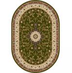 Lotos Covor Oval Model Lotos 523-310, Marime 200 x 300 cm, Verde, Inaltime Fir 8 mm, Antialergic, Polipropilena, Living, Dormitor, Sufragerie, Birou (4823057528466 / 2211698063170) Covor