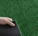 FLAT Mocheta tip Gazon Artificial Flat 7, Inaltime Fir 7 mm, Latime 4m, Marime 400 x 1100 cm, Verde, Antialergic, Polipropilena, Curte, Terasa, Balcon, Piscina, Loc de Joaca, Gradinita, Cresa, Teren Sport 