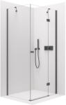 Cerano Marino, zuhanykabin 120 (ajtó) x 100 (fal) x 190 cm, 6mm átlátszó üveg, fekete profil, CER-CER-422907 (CER-CER-422907)