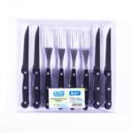 I.R.I.S. KT-192 8 db-os steak kés és villa készlet (IRIS_KT-192) (IRIS_KT-192)