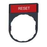 Schneider Electric Schneider felirati címke. RESET (ZBY-2323) (ZBY2323)