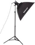 Godox LA150Bi LED Lámpa Szett, Mikrosat 4Clicks 60x90cm softboxal